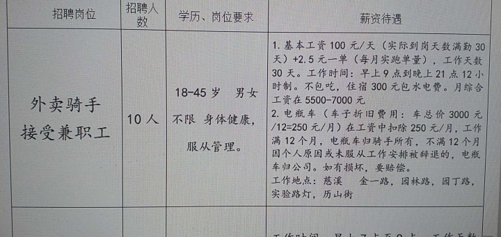 慈溪浒山最新招工信息，职业发展的理想选择，招工信息一览无余